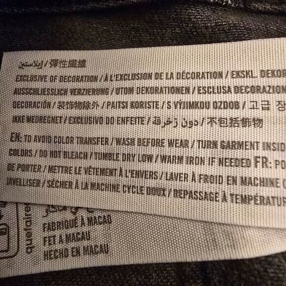 ABERCROMBIE & FITCH SUPER SKINNY ANKLE HIGH RISE BLACK JEANS W30 10R NWT - Picture 8 of 10